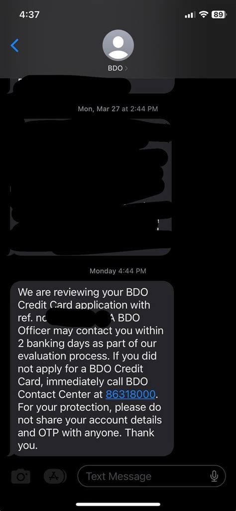 BDO cc activation via SMS : r/PHCreditCards .
